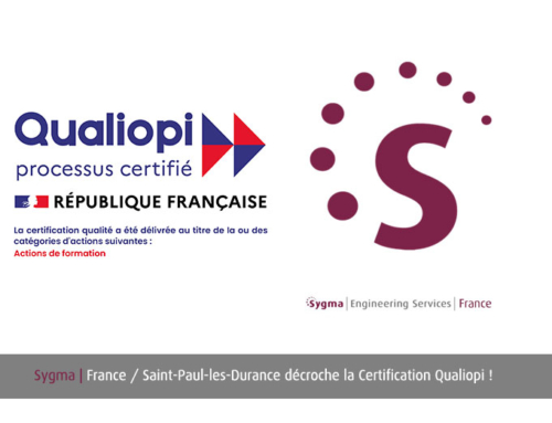 Sygma France / Saint-Paul-les-Durance ajoute la certification « QUALIOPI » à ses compétences
